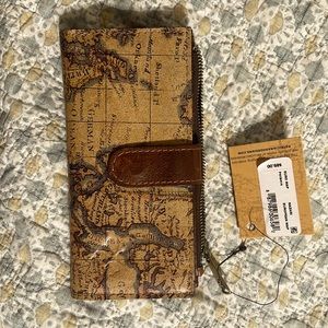 Patricia Nash wallet/ European map